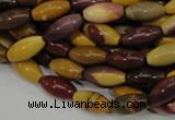 CMK65 15.5 inches 8*16mm rice mookaite gemstone beads wholesale