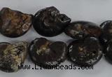 CMM51 15.5 inches 13*18mm - 15*20mm ammonite gemstone beads