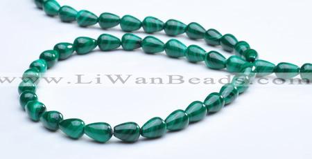 CMN09 A grade 5*7mm teardrop natural malachite beads Wholesale