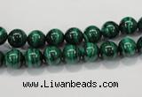 CMN150 AA grade 6mm round natural malachite beads Wholesale