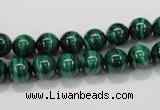 CMN151 AA grade 8mm round natural malachite beads Wholesale