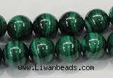 CMN155 AA grade 16mm round natural malachite beads Wholesale