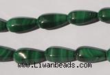 CMN230 15.5 inches 7*15mm faceted teardrop natural malachite beads