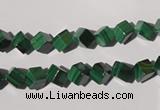 CMN245 15.5 inches 4*4mm cube natural malachite beads wholesale