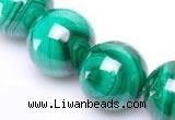 CMN28 AB grade 16mm round natural malachite beads Wholesale