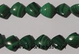 CMN289 15.5 inches 10*10mm trapezoid natural malachite beads