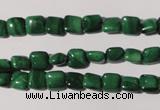 CMN291 15.5 inches 6*6mm square natural malachite beads wholesale