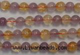 CMQ215 15.5 inches 6mm round multicolor quartz gemstone beads