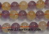 CMQ217 15.5 inches 10mm round multicolor quartz gemstone beads