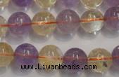 CMQ218 15.5 inches 12mm round multicolor quartz gemstone beads