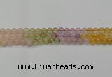 CMQ322 15.5 inches 8mm round mixed quartz beads wholesale