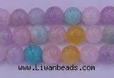 CMQ341 15.5 inches 6mm round mixed quartz gemstone beads