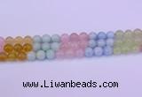 CMQ363 15.5 inches 10mm round rainbow quartz beads wholesale