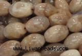 CMS07 15.5 inches 10*14mm rice moonstone gemstone beads wholesale