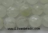 CMS1043 15.5 inches 10mm faceted round A grade white moonstone beads