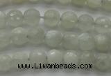 CMS1055 15.5 inches 6mm faceted round grey moonstone beads wholesale