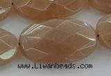 CMS1110 15.5 inches 20*30mm faceted oval moonstone gemstone beads