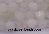 CMS1154 15.5 inches 8mm faceted nuggets white moonstone beads