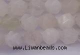 CMS1155 15.5 inches 10mm faceted nuggets white moonstone beads