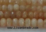 CMS1170 15.5 inches 4*6mm faceted rondelle moonstone beads