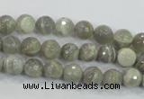 CMS123 15.5 inches 8mm faceted round moonstone gemstone beads