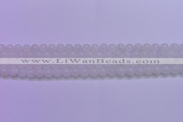 CMS1252 15.5 inches 8mm round natural white moonstone beads