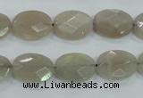 CMS132 15.5 inches 12*16mm faceted oval moonstone gemstone beads