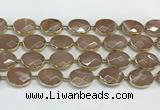 CMS1346 7.5 inches 15*20mm faceted oval moonstone beads