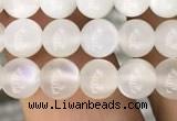 CMS1461 15.5 inches 6mm round white moonstone beads wholesale