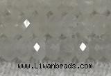 CMS1480 15.5 inches 2*4mm faceted rondelle white moonstone beads