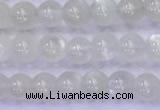 CMS1485 15.5 inches 4mm round white moonstone beads wholesale