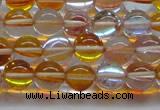 CMS1532 15.5 inches 8mm round synthetic moonstone beads wholesale