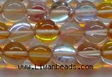 CMS1534 15.5 inches 12mm round synthetic moonstone beads wholesale