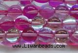 CMS1542 15.5 inches 8mm round synthetic moonstone beads wholesale