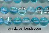 CMS1551 15.5 inches 6mm round synthetic moonstone beads wholesale