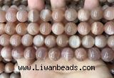 CMS1674 15.5 inches 12mm round moonstone beads wholesale