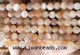 CMS1713 15.5 inches 8mm round rainbow moonstone beads wholesale