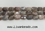 CMS1785 15.5 inches 13*18mm faceted rectangle AB-color moonstone beads