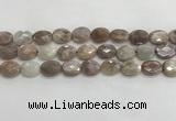 CMS1801 15.5 inches 13*18mm faceted oval AB-color moonstone beads