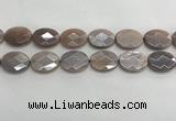 CMS1803 15.5 inches 18*25mm faceted oval AB-color moonstone beads