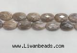 CMS1804 15.5 inches 20*30mm faceted oval AB-color moonstone beads