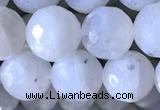 CMS1857 15.5 inches 10mm faceted round white moonstone beads wholesale