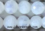 CMS1860 15.5 inches 6mm faceted round white moonstone gemstone beads