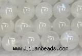 CMS1901 15.5 inches 6mm round white moonstone gemstone beads