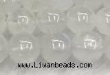 CMS1907 15.5 inches 8mm round white moonstone gemstone beads