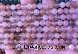 CMS1954 15.5 inches 6mm faceted round rainbow moonstone beads