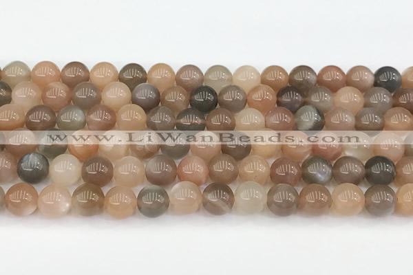 CMS2071 15 inches 8mm round moonstone gemstone beads