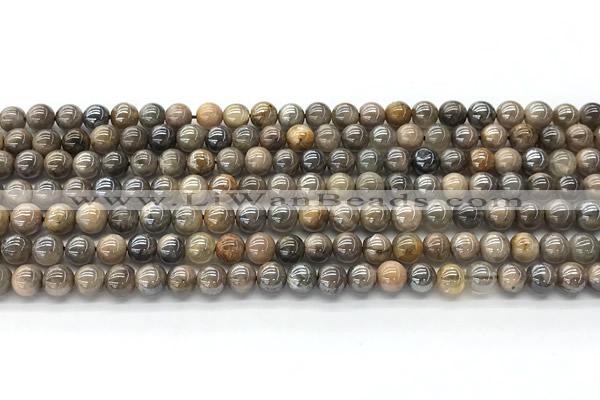 CMS2080 15 inches 6mm round AB-color moonstone beads