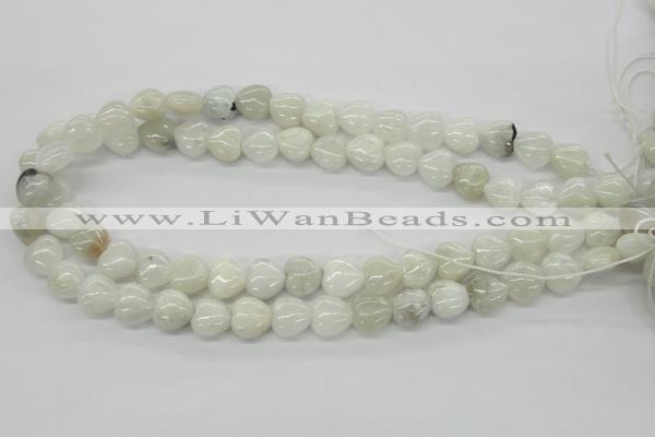 CMS212 15.5 inches 12*12mm heart moonstone gemstone beads wholesale