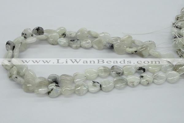 CMS213 15.5 inches 14*14mm heart moonstone gemstone beads wholesale